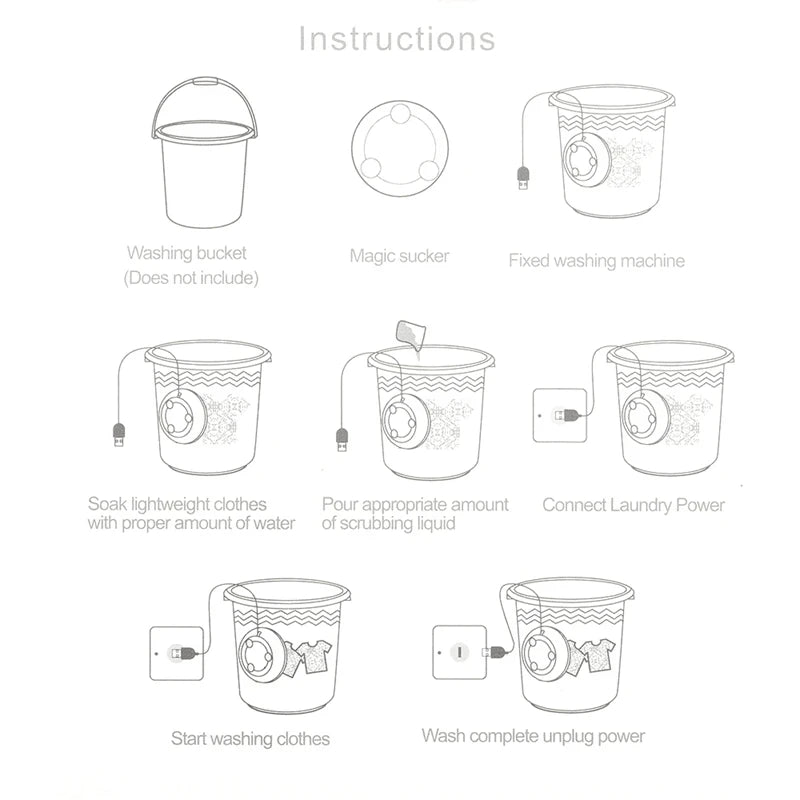 Portable Mini Makeup Brush Washing Machine